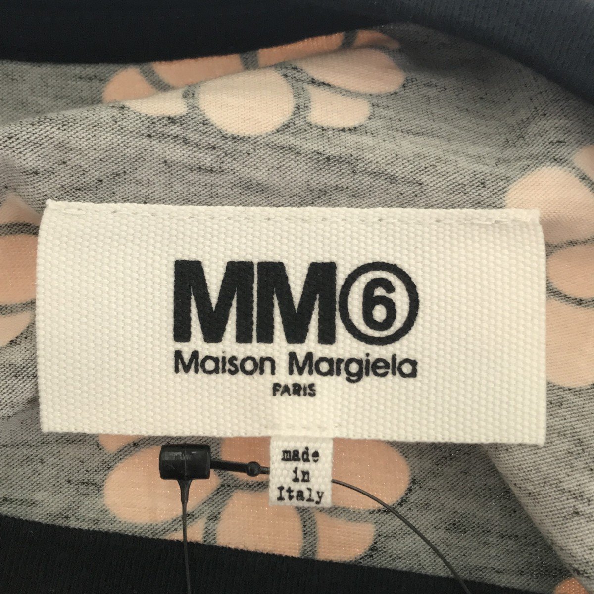 MM6 Maison Margiela M M Schic s[lay304Y] 19SSasimeto Lee цветок принт деформация cut and sewn футболка tops M MR