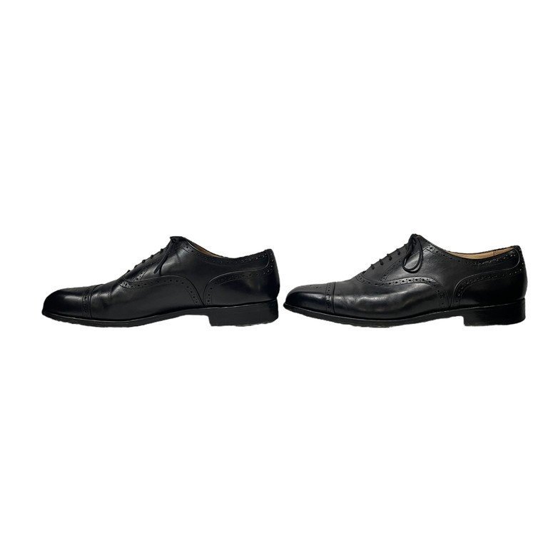 Tricker\'s Tricker's [men349Y] KENSINGTON semi blow g shoes leather shoes ktsu dress shoes Black Box car fsize 11.5 HC