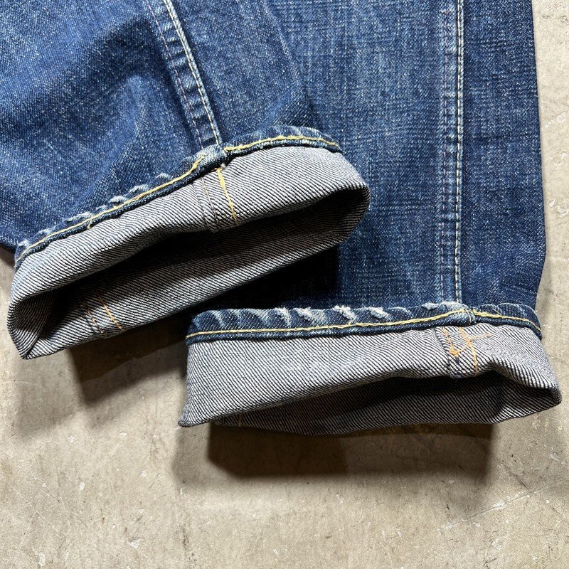 LEVI'S リーバイス 【men2609H】 60's~70's 606 605 スーパースリムフィットジーンズ Big E 黒タブ GRIPPER 刻印5 スキニー W30~31 AG_画像4