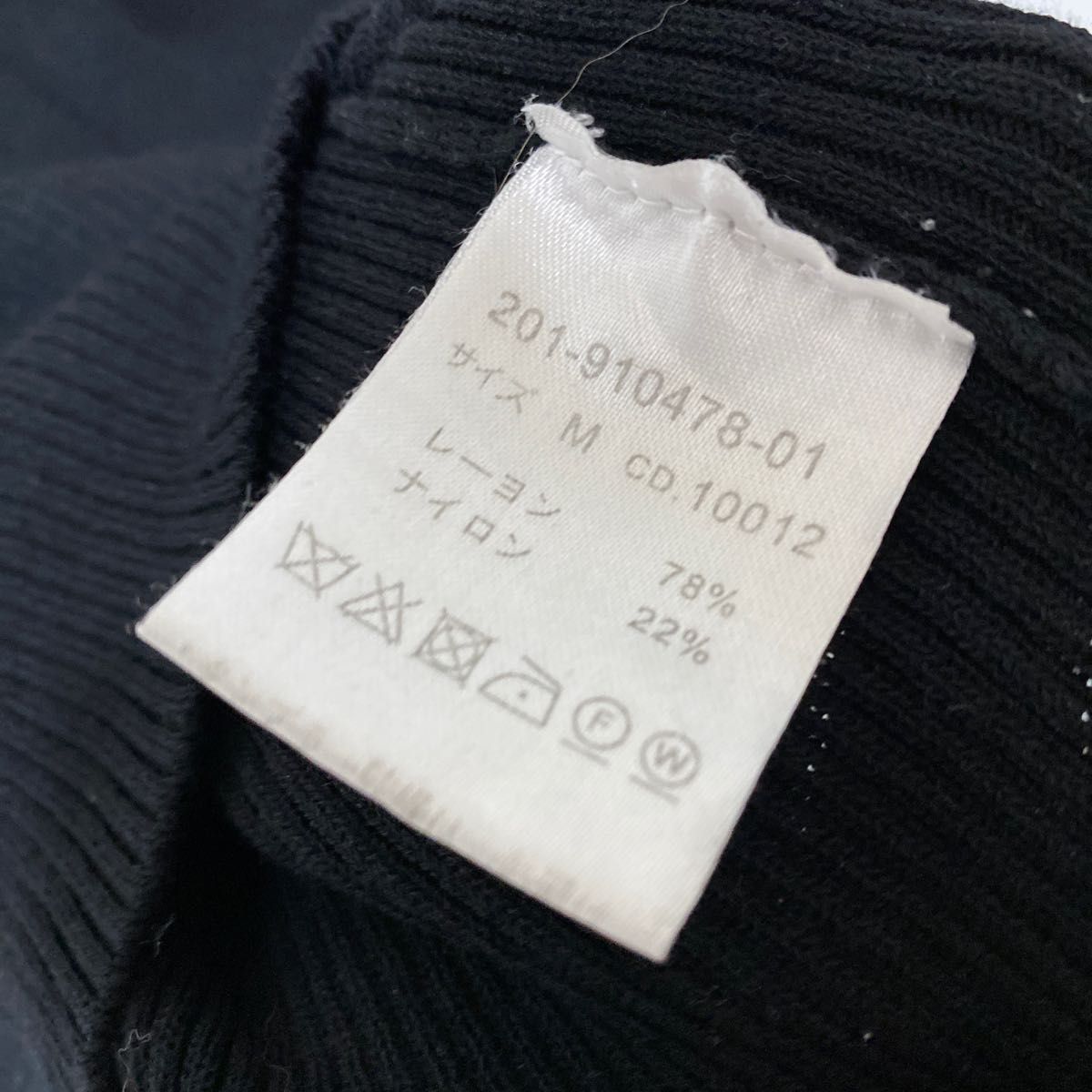 INGNI イング サマーニット ブラック 黒 リボン 半袖 無地 tシャツ