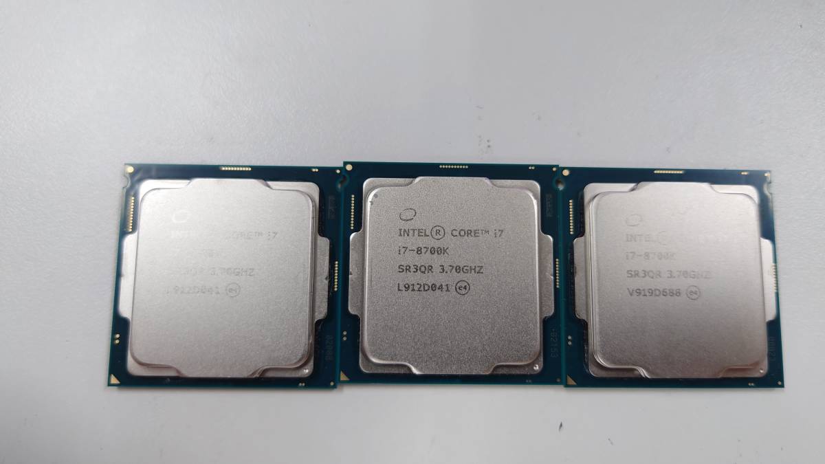 動作確認済】intel インテル Core i7-8700K 3.70GHz SR3QR Coffee Lake