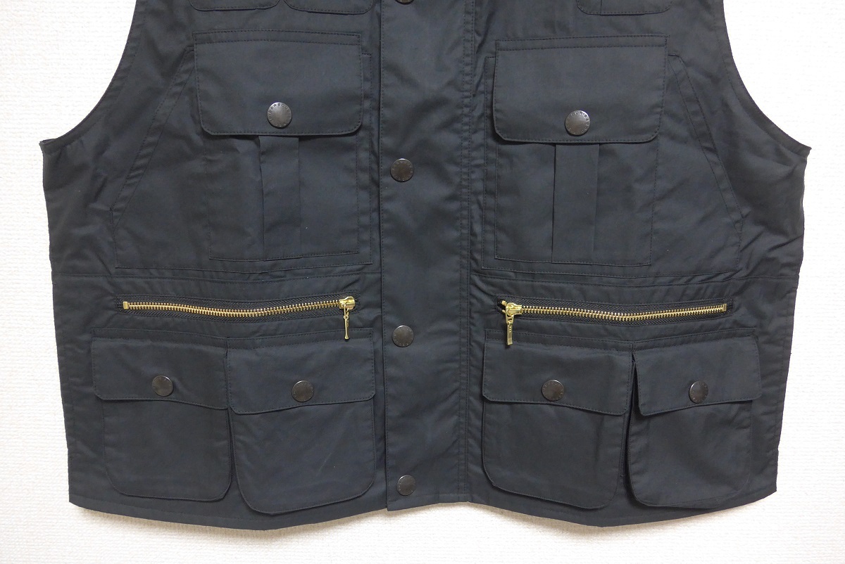 Barbour バブアー LAKELAND VEST フィッシングベスト 38 BLACK