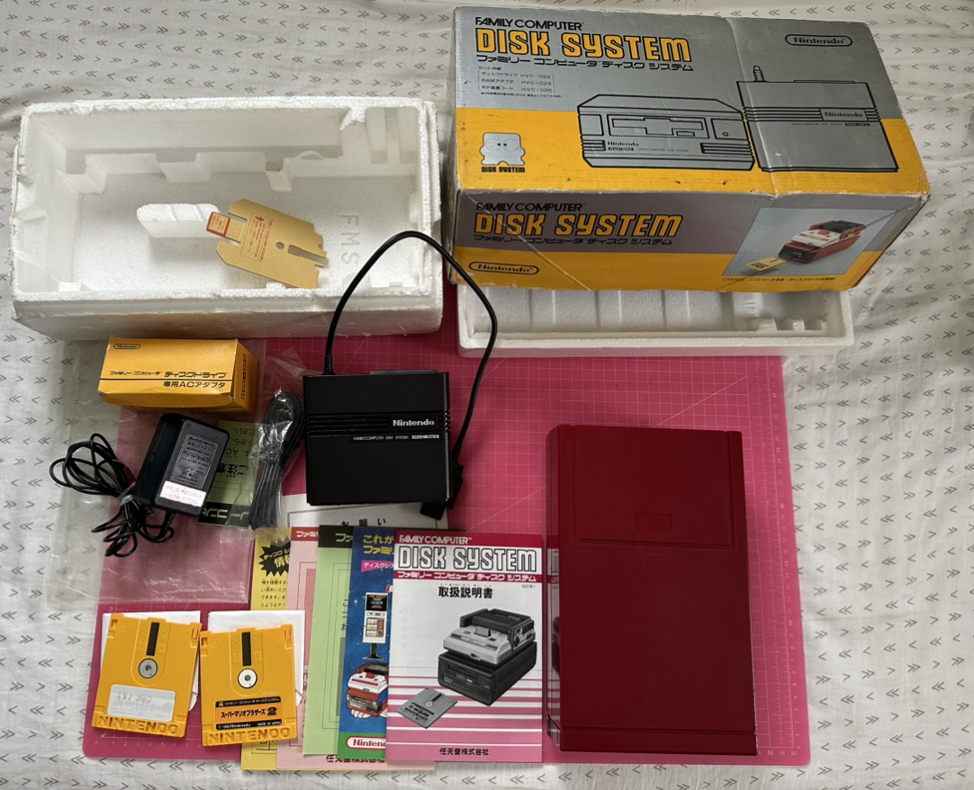 お歳暮・冬ギフト特集2024 ディスクシステム ファミコン FC ACアダプタ 箱説有 RAMアダプタ ディスクシステム