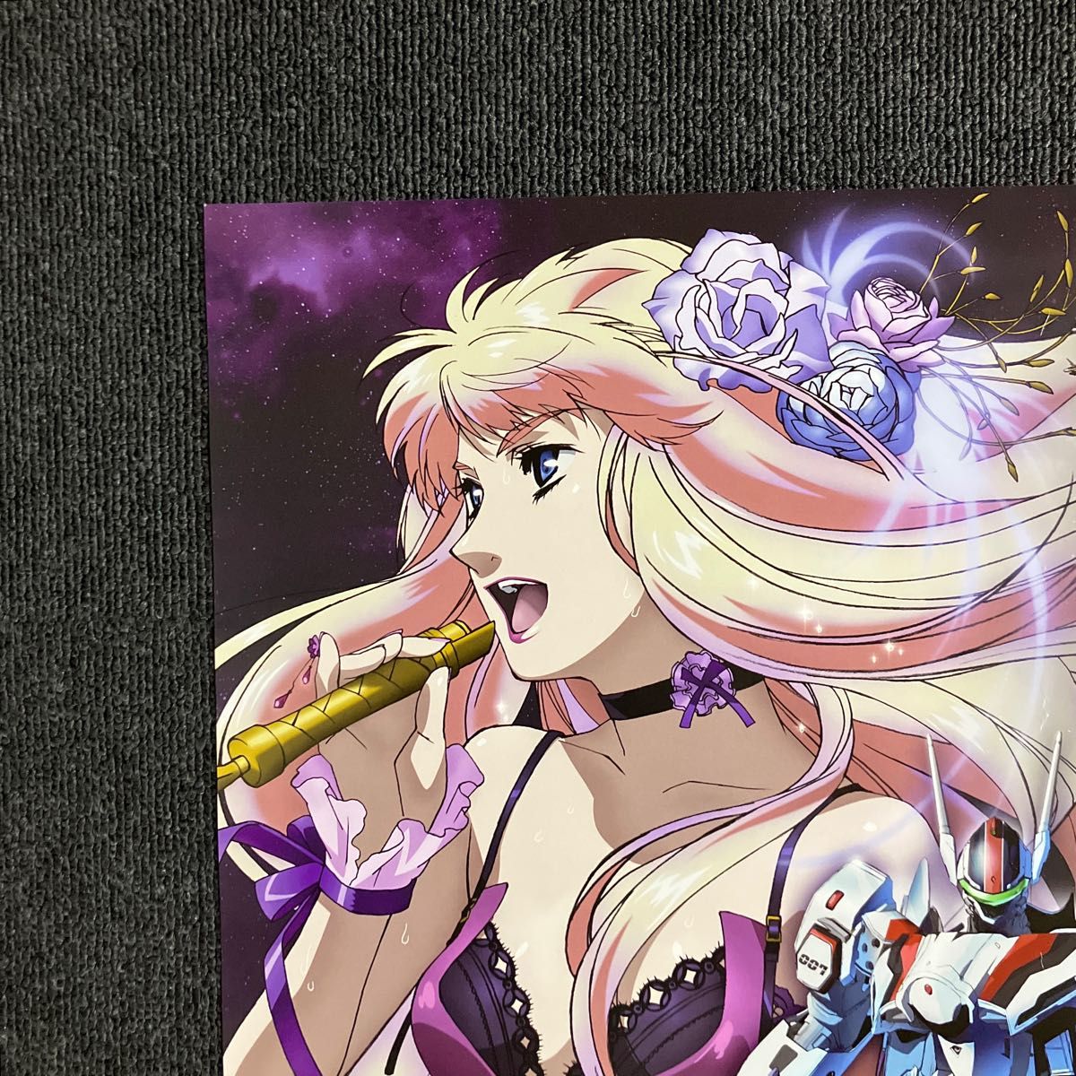 アニメ『マクロスF』告知ポスター 非売品 シェリル ランカ 河森 アニメ『マクロスF』告知ポスター 非売品 シェリル ランカ 河森