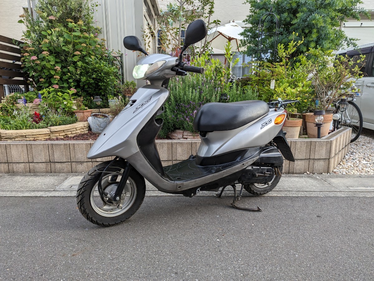 ヤマハ SA36J ジョグ インジェクションモデル タイヤ前後バリ山! セル