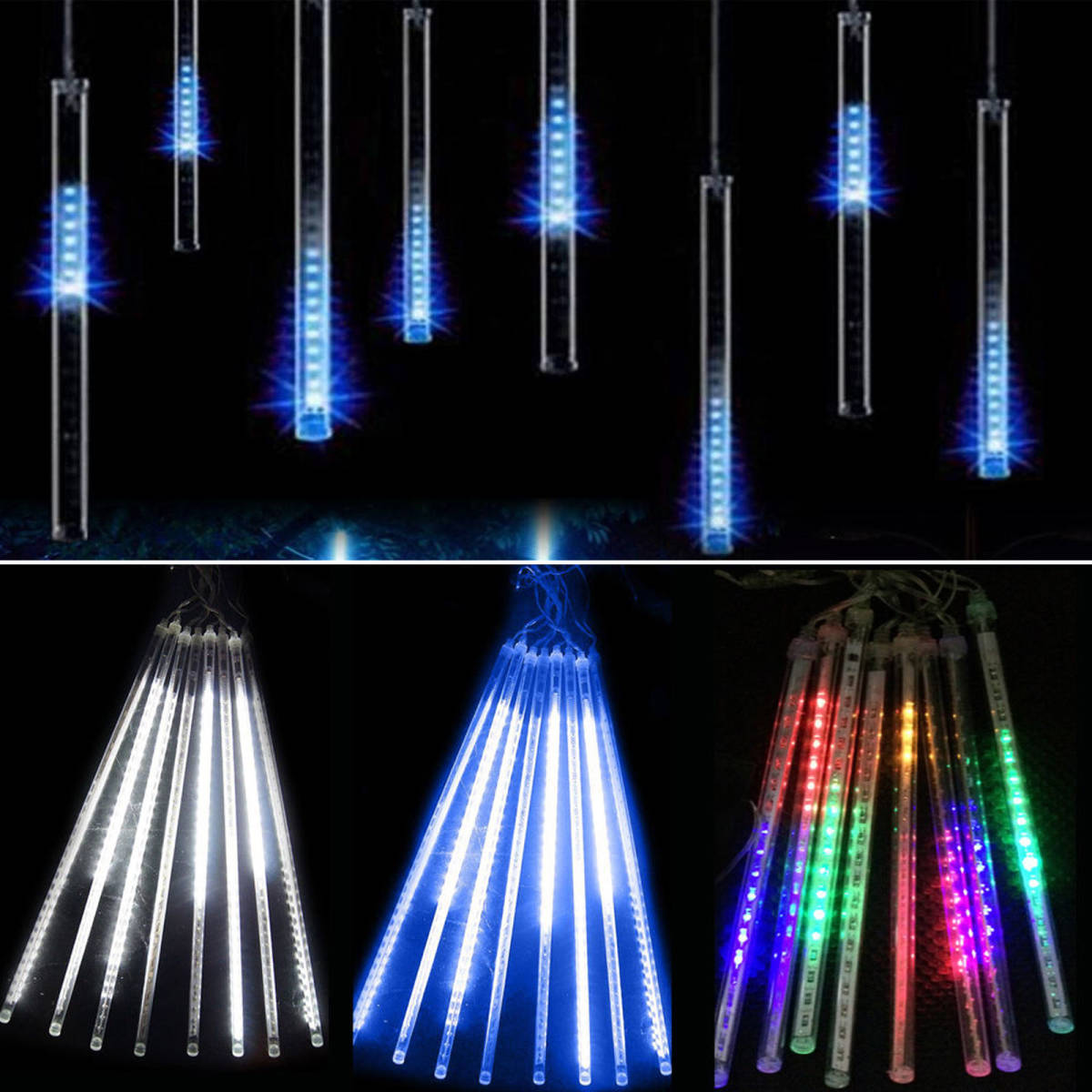  current falls down Kirakira. light *LED snow four ru... illumination 50cm blue blue interior Niagara 