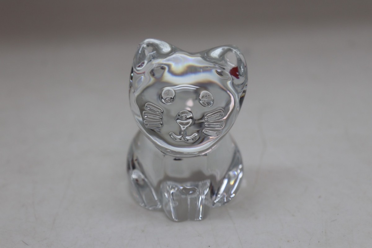 バカラ Baccarat ミニマルズ MINIMALS クリスタル フィギュア キャット