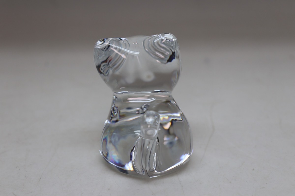 バカラ Baccarat ミニマルズ MINIMALS クリスタル フィギュア キャット