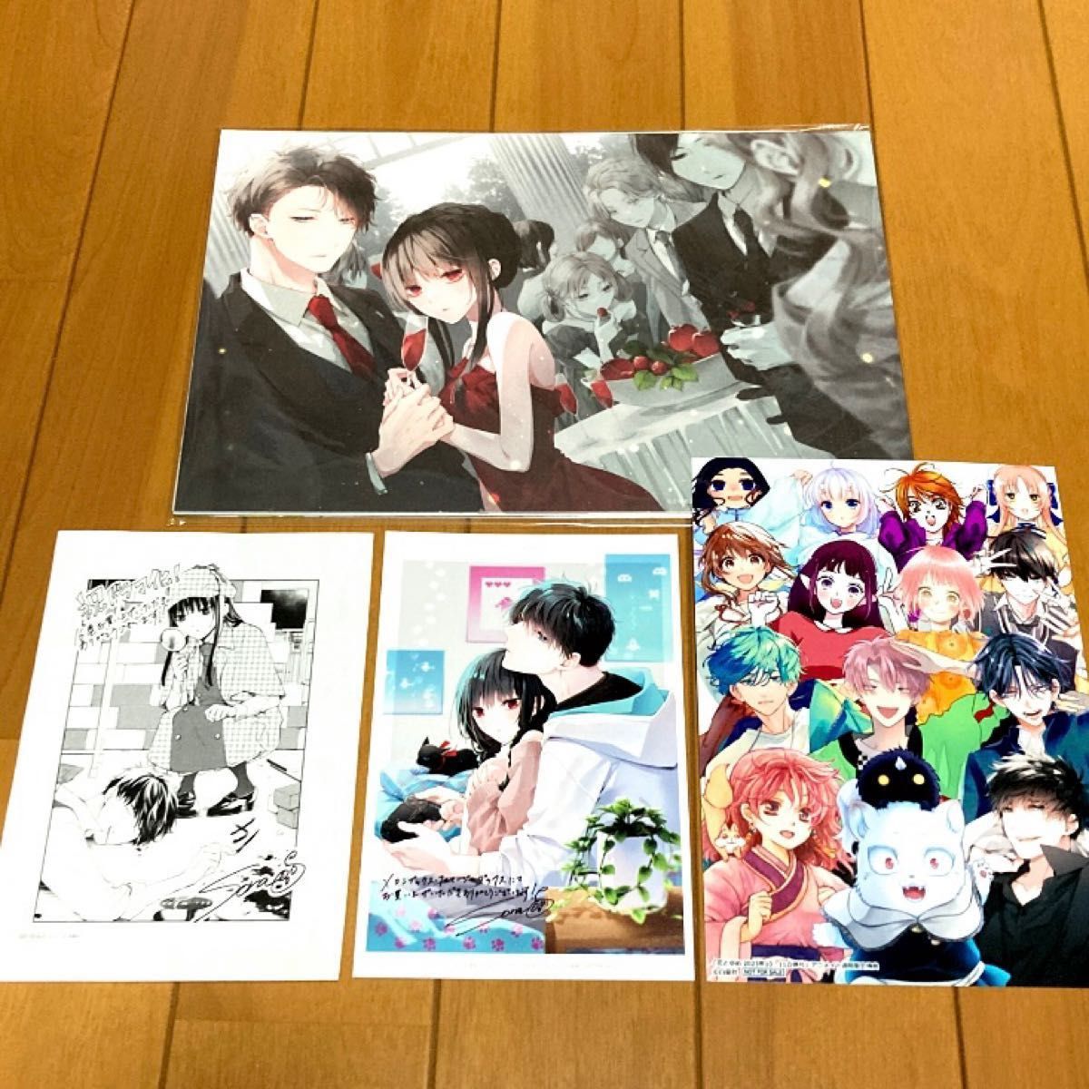 花とゆめ 合併号 墜落JKと廃人教師 16巻 特典 複製原画 イラストカード