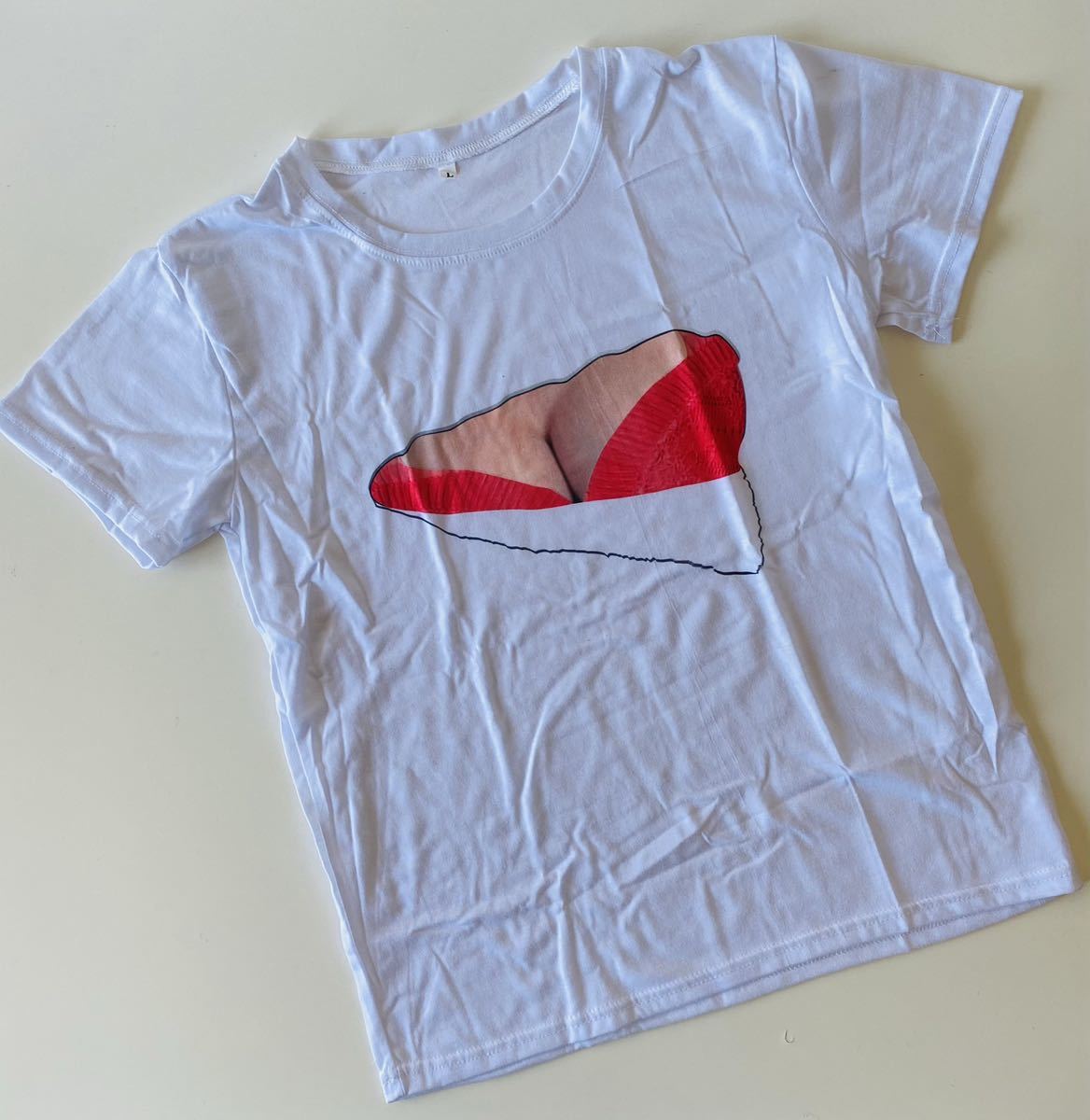 面白い　デザイン Tシャツ Lサイズ_画像1