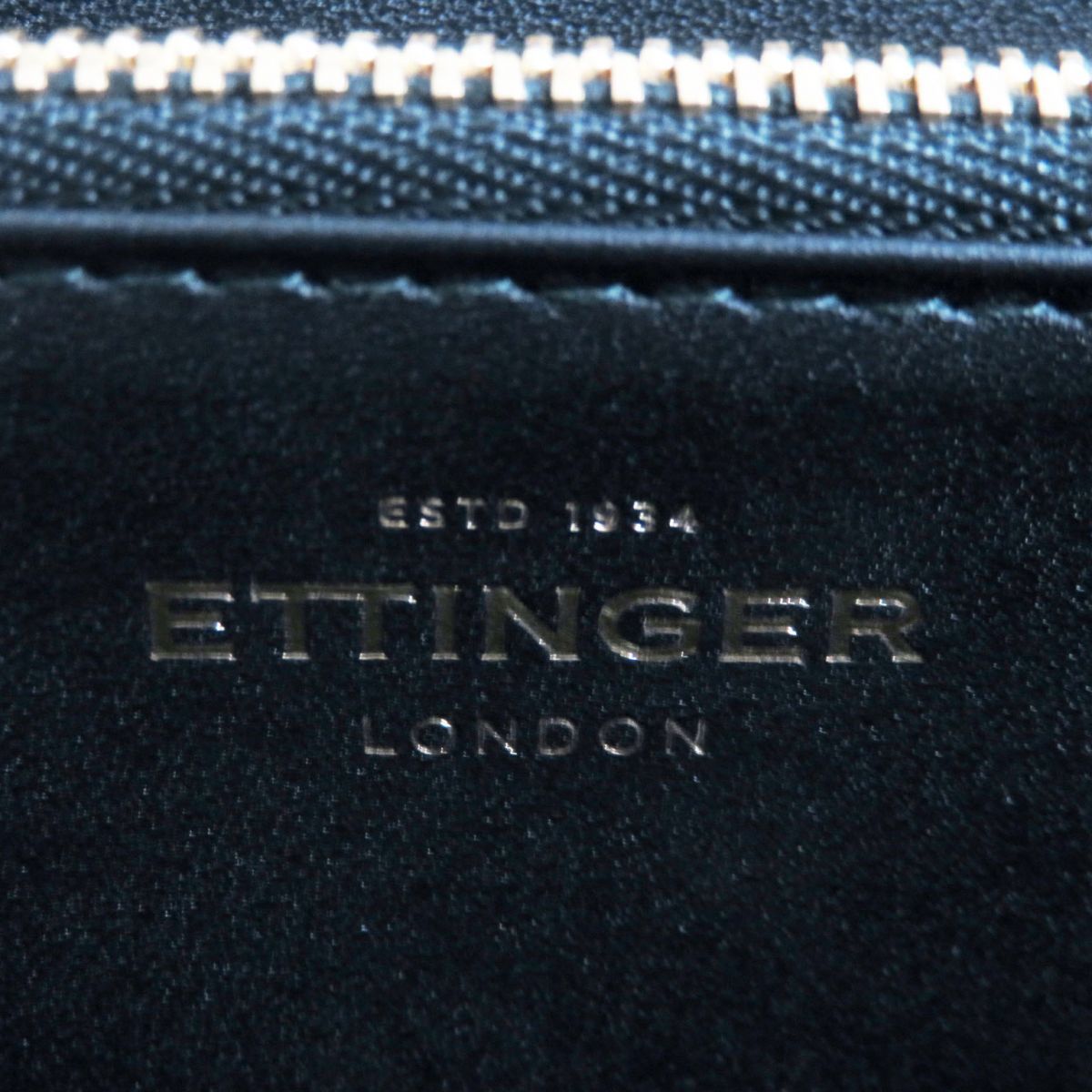 未使用品○ETTINGER エッティンガー レザー クロコダイル型押し