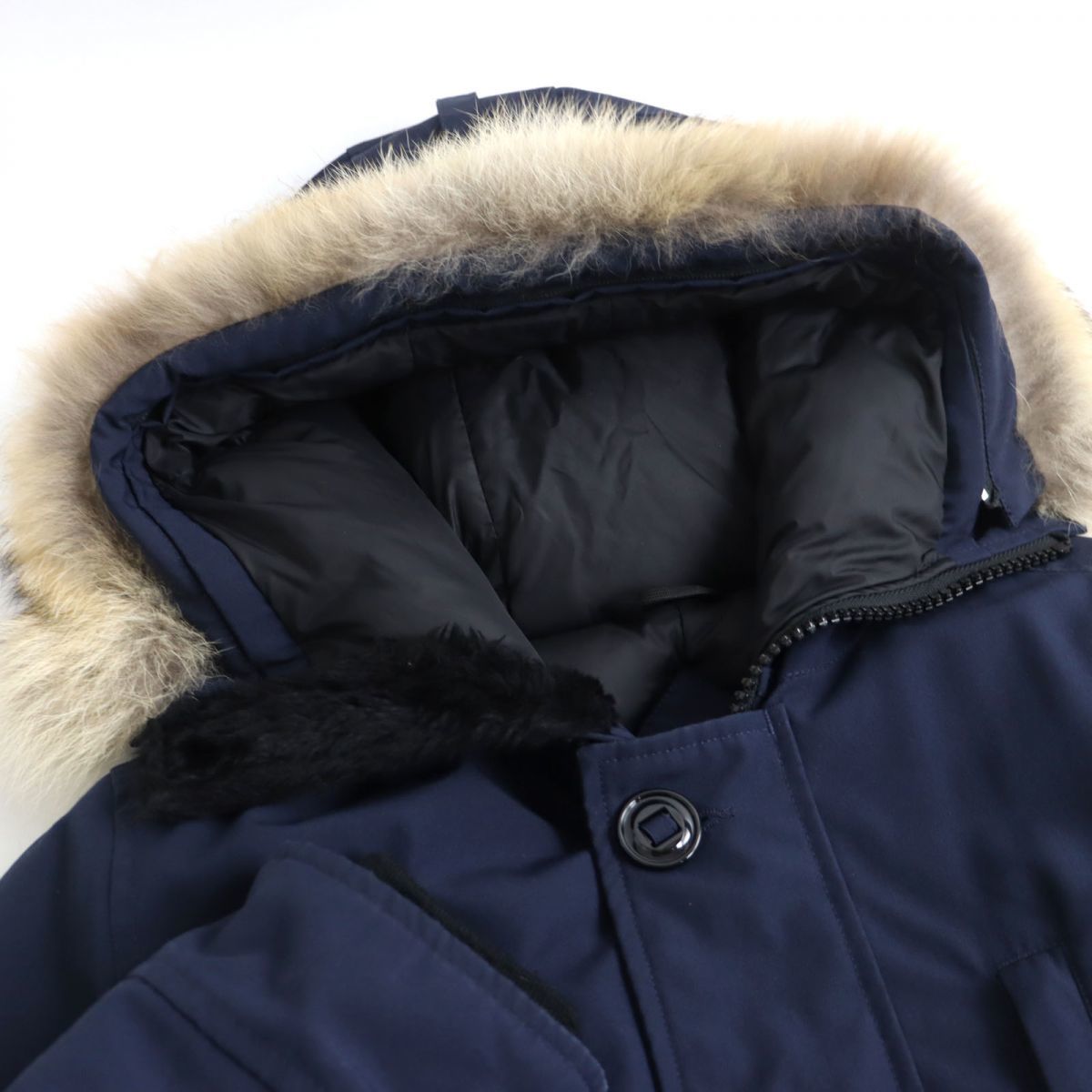 良品◇CANADA GOOSE カナダグース 3438JM JASPER コヨーテファー付き