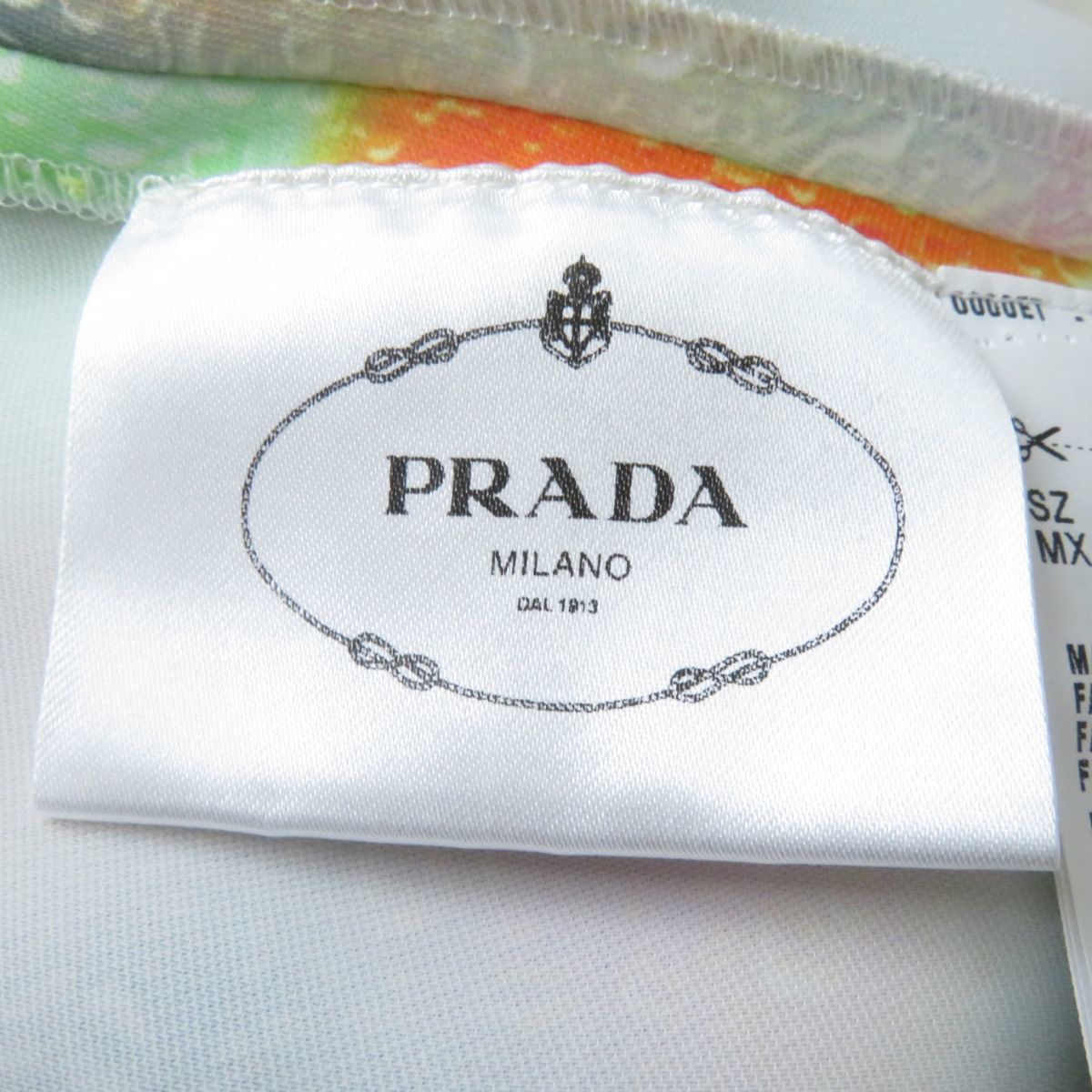 極美品☆正規品 PRADA プラダ 18年 P37D0 ウエスト切替 ノースリーブ