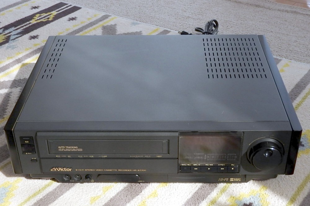 Yahoo!オークション - Victorビクター HR-S7700 S-VHSビデオ Yahoo!オークション - Victorビクター HR-S7700 S-VHSビデオ