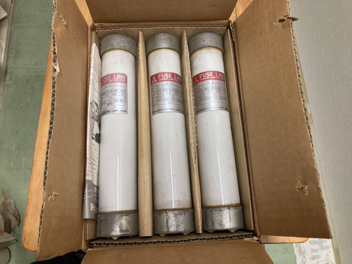色々な 三菱 高圧限流ヒューズ CL-LB 7.2kv G50A 3本セット パワーヒューズ MITSUBISHI FUSE M50127 その他 色々な 三菱 高圧限流ヒューズ CL-LB 7.2kv G50A 3本セット パワーヒューズ MITSUBISHI FUSE M50127 その他