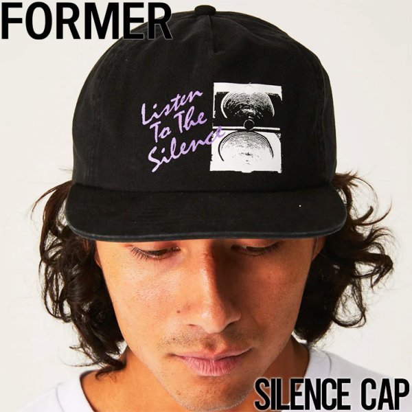 【送料無料】ストラップバックキャップ 帽子 FORMER フォーマー SILENCE CAP HW23201C1