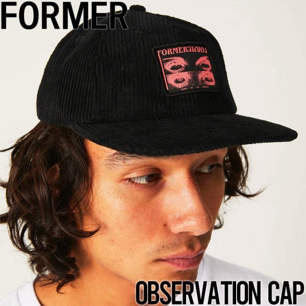 【送料無料】ストラップバックキャップ 帽子 FORMER フォーマー OBSERVATION CAP HW23204C1