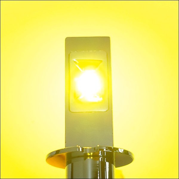 両面発光 LED フォグランプ 黄 2個セット H3 3000k 12V 24V (289) メール便送料無料/21_画像6