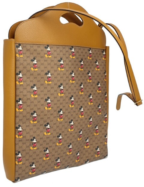 超稀少 新品未使用 GUCCI DISNEY グッチ ディズニー コラボ 2way ショルダーバッグ ブラウン GGスプリーム マイクロGG ミッキー PVC レザー_画像9