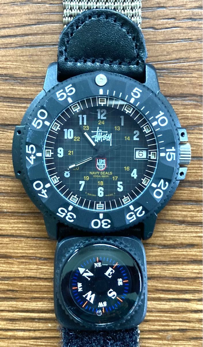 LUMINOX×STUSSY/ルミノックス×ステューシー 限定 Navy Seals 極美品　