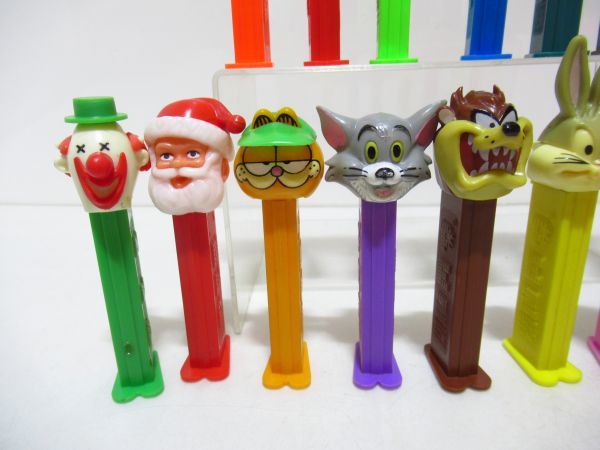 PEZ ペッツ サンタクロース トムとジェリー ピンクパンサー ガーフィールド 16本まとめてセット [Dass0514]の画像5