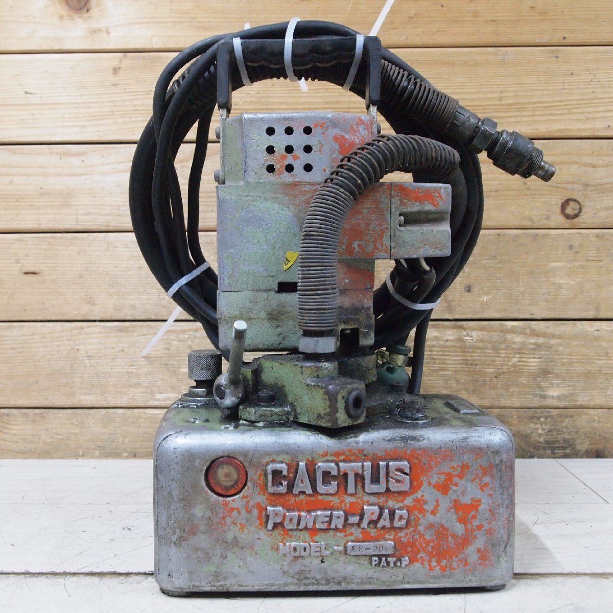 ☆【2H0522-6】 CACTUS カクタス 電動油圧ポンプ EP-20 Power-Pad ジャンクの画像2