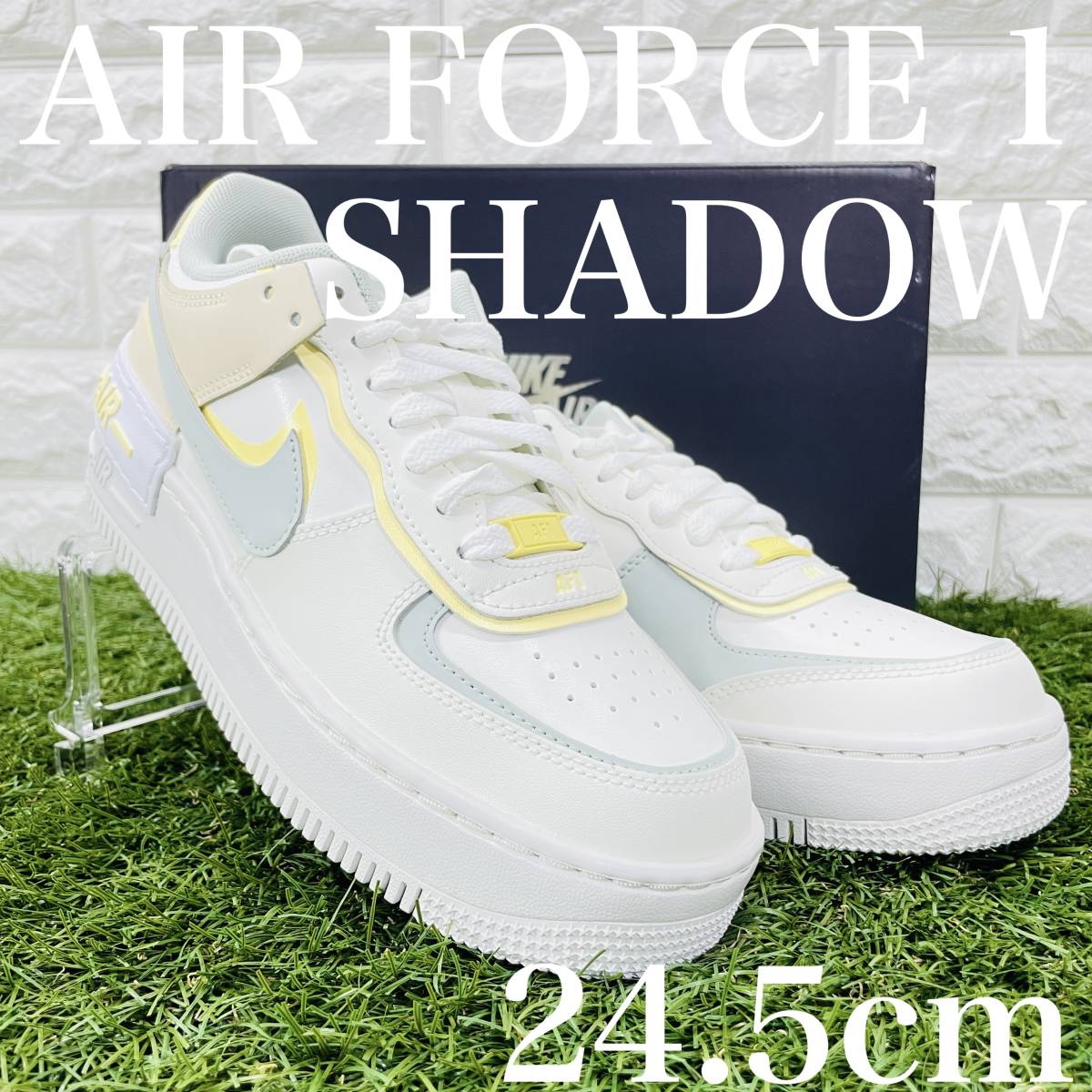 即決 ナイキ ウィメンズ エアフォース1 シャドウ Nike WMNS Air Force 1 Shadow AF1 24.5cm 送料込み DR7883-101