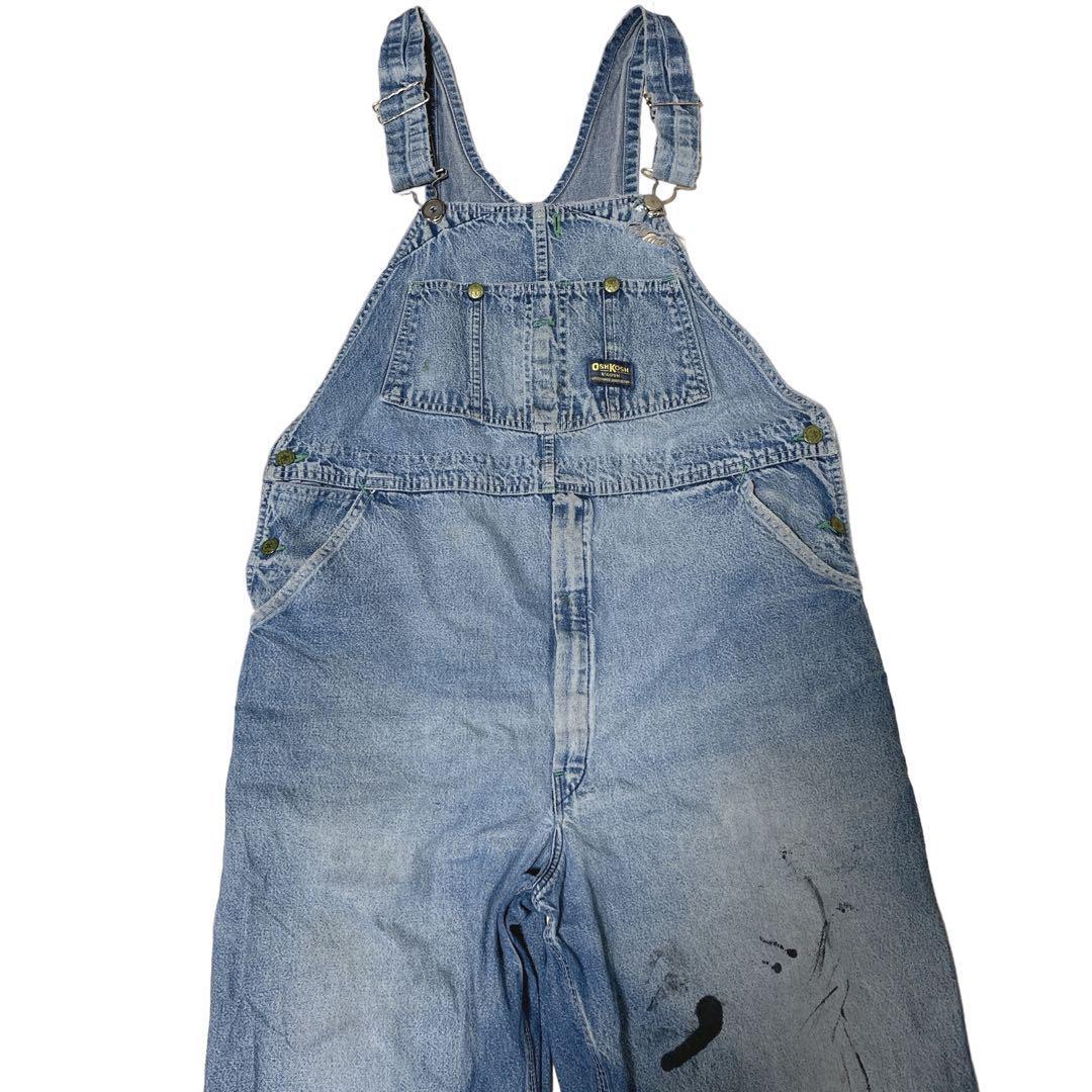 60's OSHKOSH オシュコシュ オーバーオール 42タロンジップ XL 60's OSHKOSH オシュコシュ オーバーオール 42タロンジップ XL
