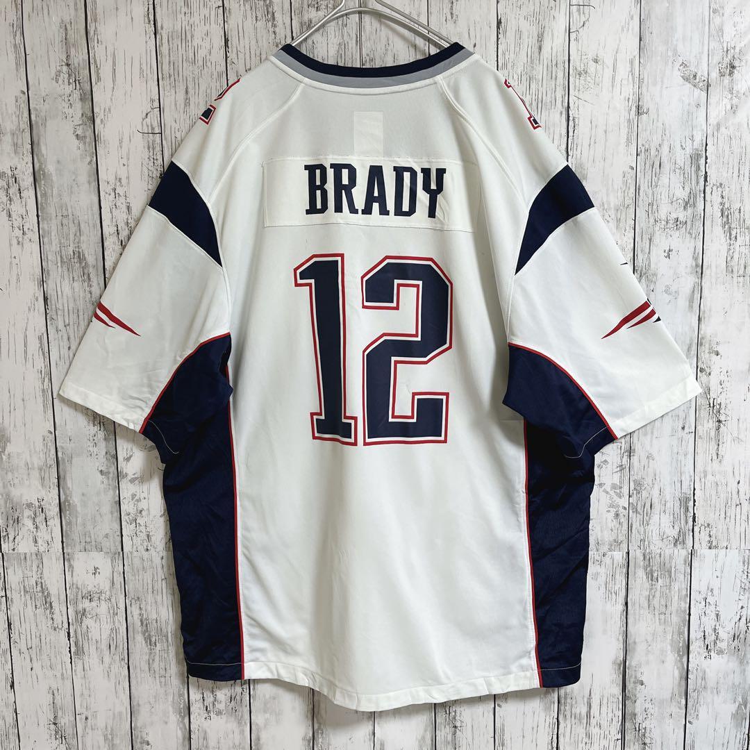 NIKE ナイキ NFL PATORIOTS ペイトリオッツ ゲームシャツ 2XL 白 NIKE ナイキ NFL PATORIOTS ペイトリオッツ ゲームシャツ 2XL 白