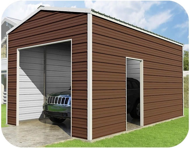 スチールガレージ D.I.Yキット 4x6x3.3m カーポート 倉庫 大型 スチールガレージ D.I.Yキット 4x6x3.3m カーポート 倉庫 大型