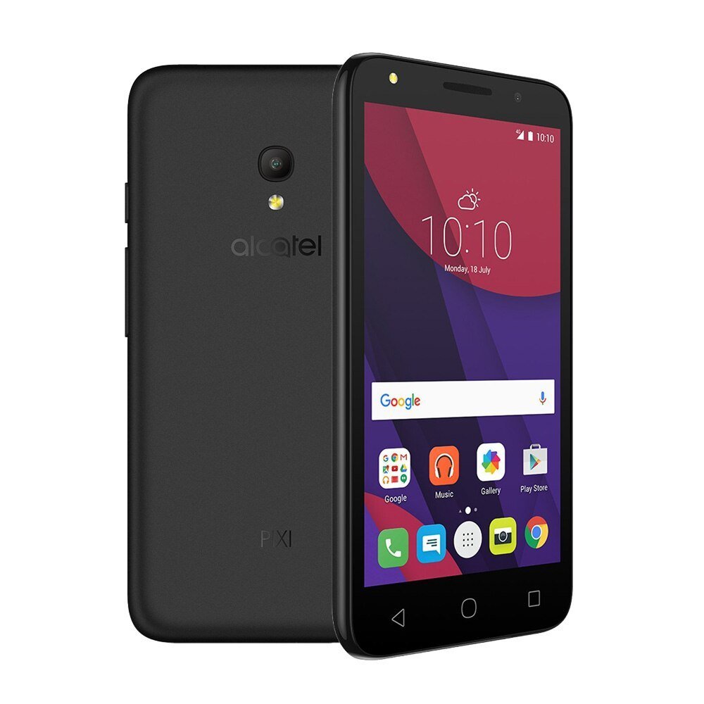 ★新品★SIMフリー白ロム 正規品 ALCATEL PIXI4 5045Y ブラック 8GB スマートフォン 格安SIM使用可能 Unlocked Phone＼標準セット 箱あり／の画像1