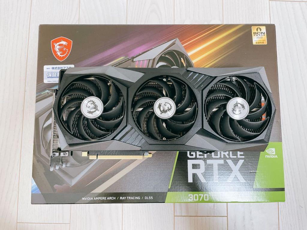 ♪送料無料♪迅速発送中古美品MSI GeForce RTX 3070 GAMING Z TRIO