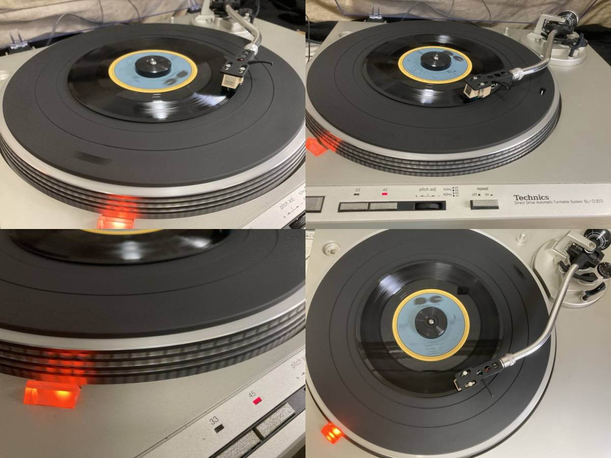 卸売り 即使用可:レコードプレーヤーTechnics SL-D303とフォノアンプ