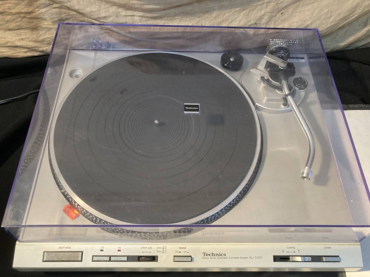 卸売り 即使用可:レコードプレーヤーTechnics SL-D303とフォノアンプ