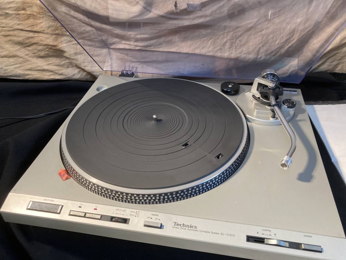 卸売り 即使用可:レコードプレーヤーTechnics SL-D303とフォノアンプ