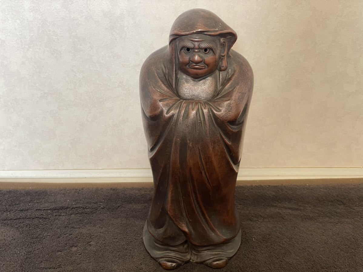 お得】 ヤフオク! - b0531 迫力の達磨大師像 焼物 陶器 検 仏教美術