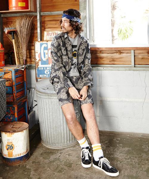 HYSTERIC GLAMOUR ヒステリックグラマー TROPIC GUITAR総柄 HYSTERIC GLAMOUR ヒステリックグラマー TROPIC GUITAR総柄