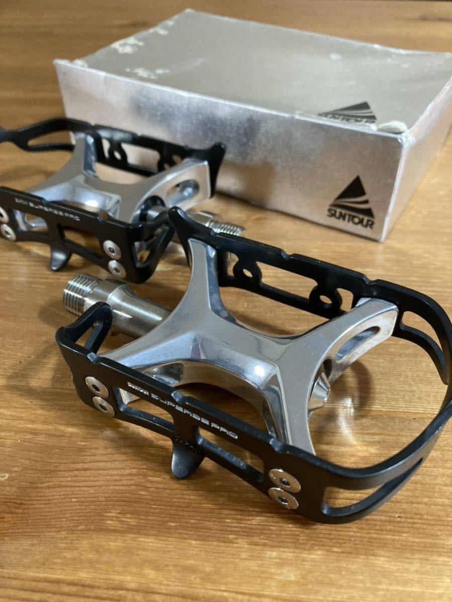 即決有 希少 新古品 サンツアー suntour シュパーブプロ チタン