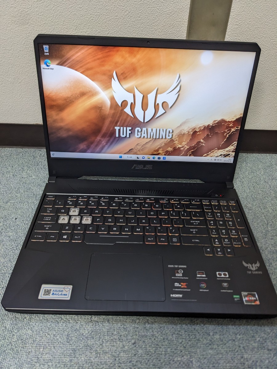 ゲーミングノートパソコン　TUF Gaming FX505DT
