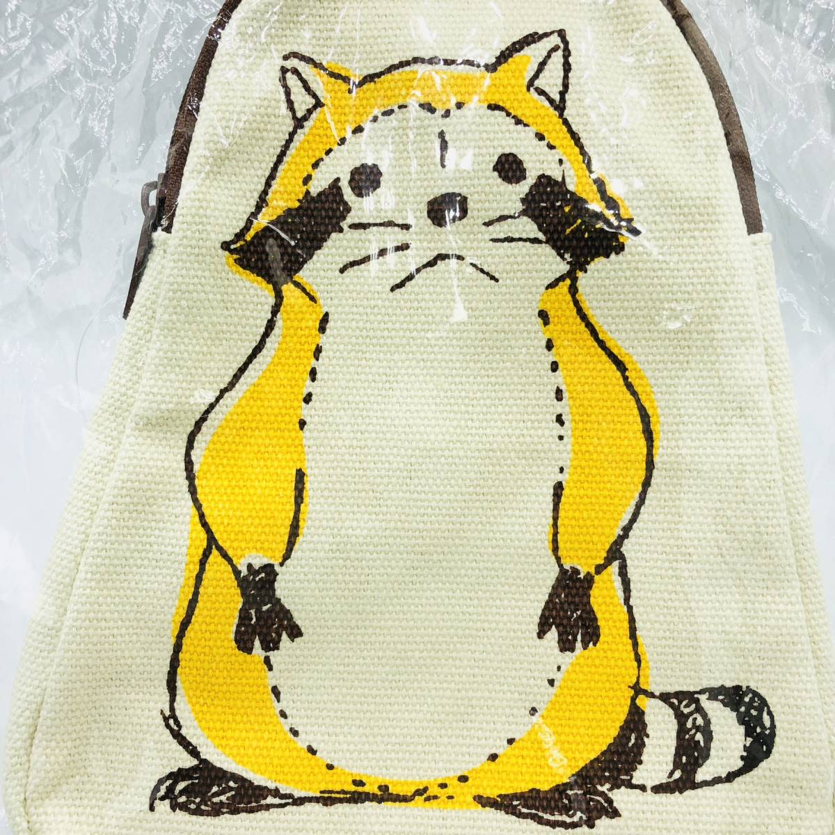 unused goods storage goods Rascal the Raccoon pouch da ikatto 40th case RASCAL lovely character 