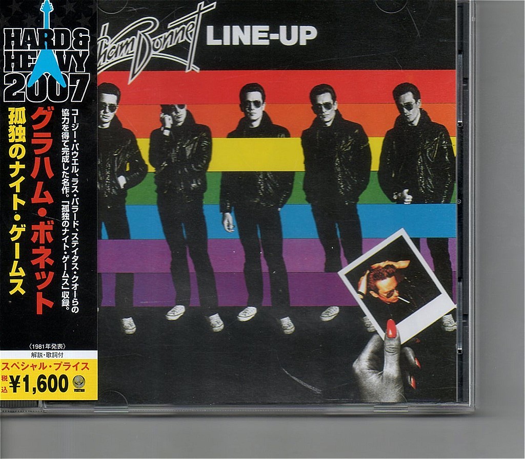 【送料無料】グラハム・ボネット /Graham Bonnet - Line Up【超音波洗浄/UV光照射/消磁/etc.】3rd/Cozy Powell,John Load,Micky Moody参加_Japanese edition w/Obi