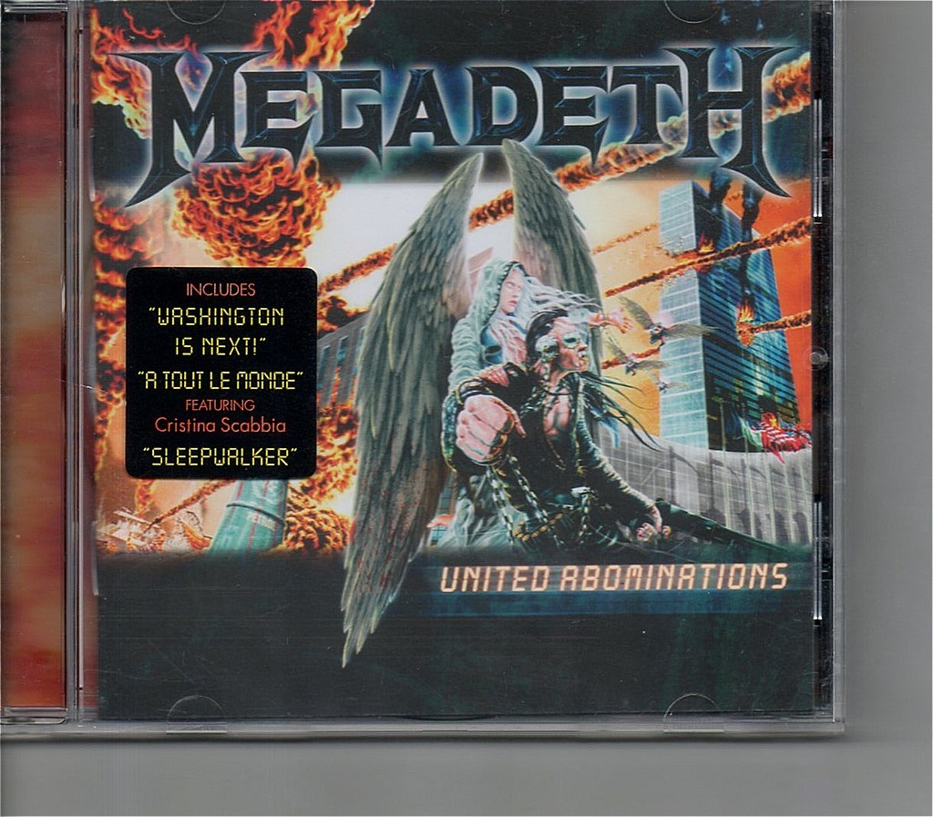 [ free shipping ] mega tes/Megadeth - United Abominations[ ultrasound washing /UV light lighting / demagnetizatiom /etc.]Glen Drover,James Lomenzo,Shawn Drover participation 
