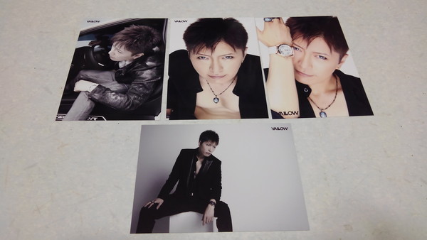 □　ガクト　Gackt　【　VALOW 写真　4枚セット ♪新同美品　】_画像1