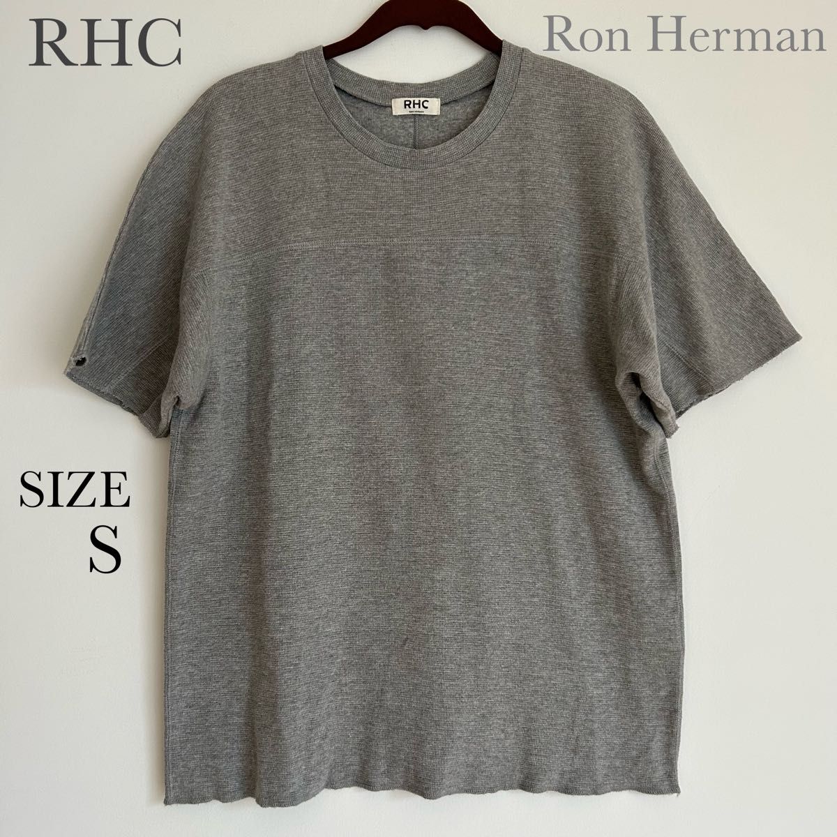 RHC  Ron Herman  ロンハーマン　グレー　カットソー　Tシャツ　サイズS  男女兼用　ユニセックス　秋Tシャツ