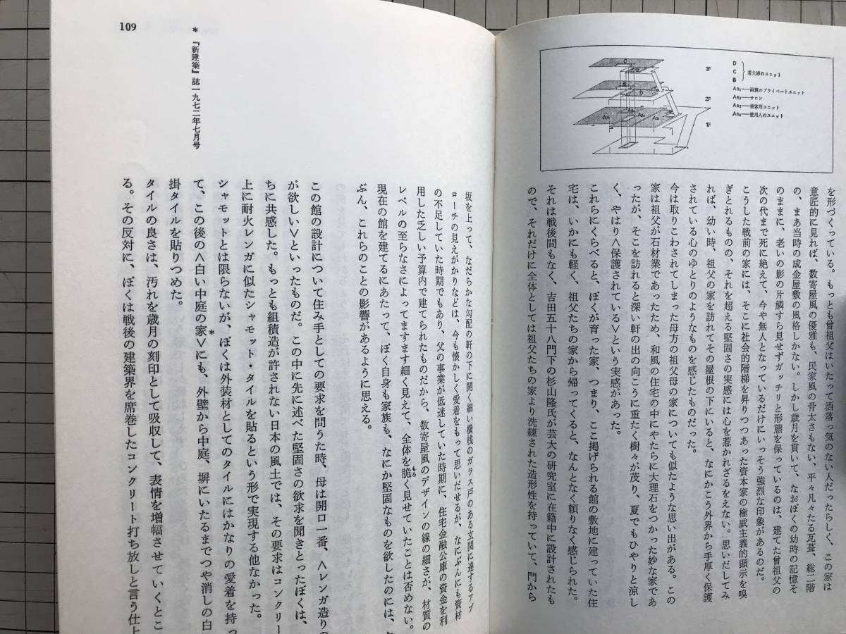 『大きな都市小さな部屋 SD選書90』渡辺武信　鹿島出版会　1977年刊　※部屋・空間の私性 家・空間の生活単位 街・共同性の幻 他　0164_画像6