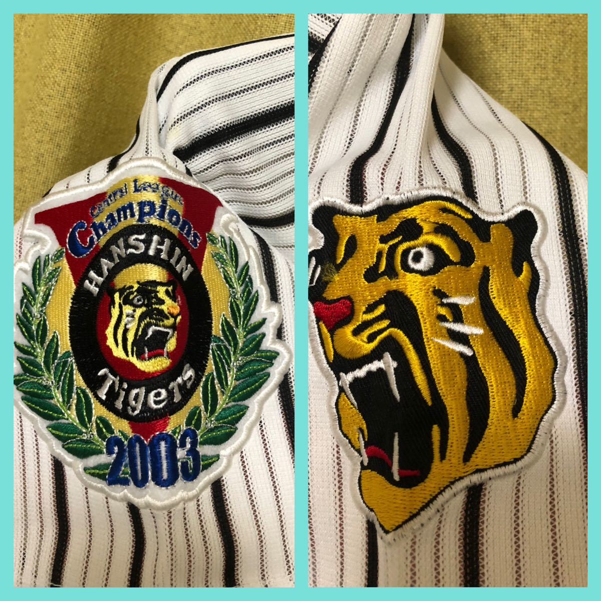 ◇阪神タイガース Tigers◇2003年 セリーグ優勝ワッペン ◇阪神タイガース Tigers◇2003年 セリーグ優勝ワッペン