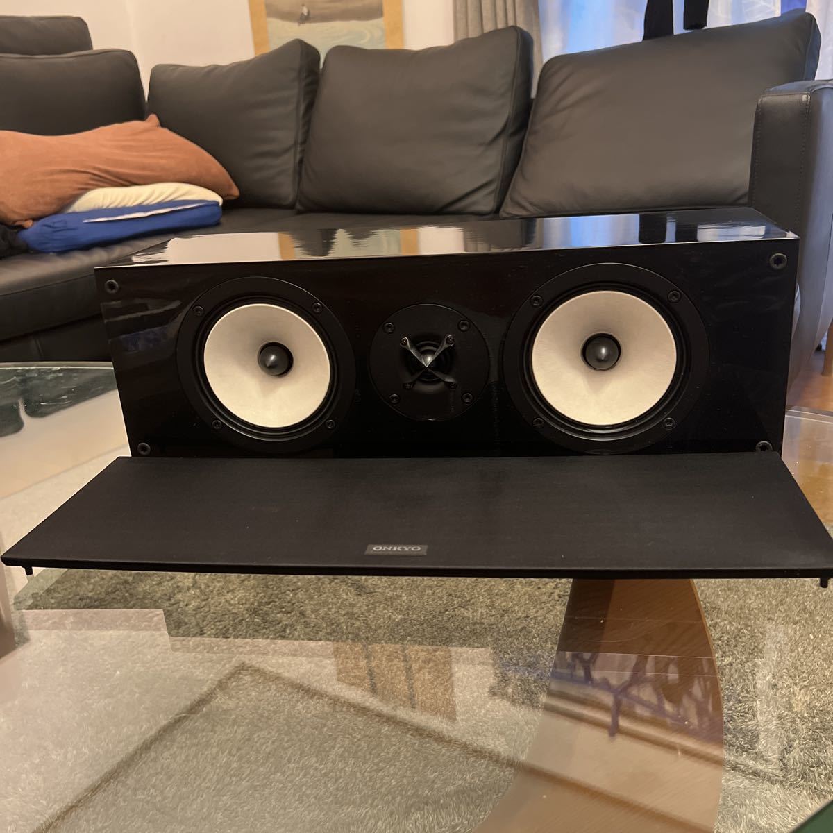 美品 センタースピーカー オンキョー D 509C ONKYO ピアノブラック
