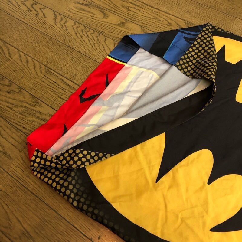 【ee006】ヴィンテージシーツ ピローケース 75×52 キャラクター DCコミックス バットマン リメイク用生地 アメリカ買付 布 送料無料の画像3