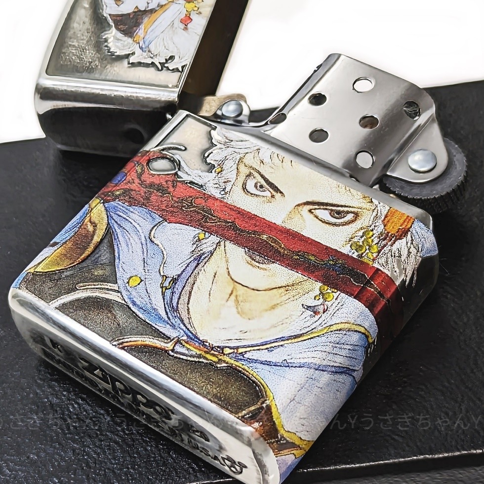 zippo☆天野喜孝☆アーマー☆4面☆ファイナルファンタジーⅡ☆ジッポ ライター