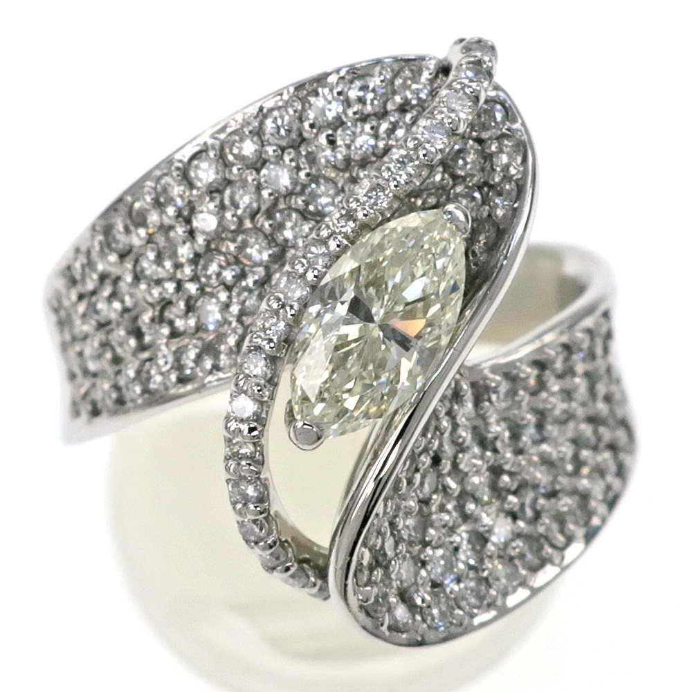 30%OFF】 1.17ct 0.898ct ダイヤ 【名東】リング Pt900 仕上げ済 高級